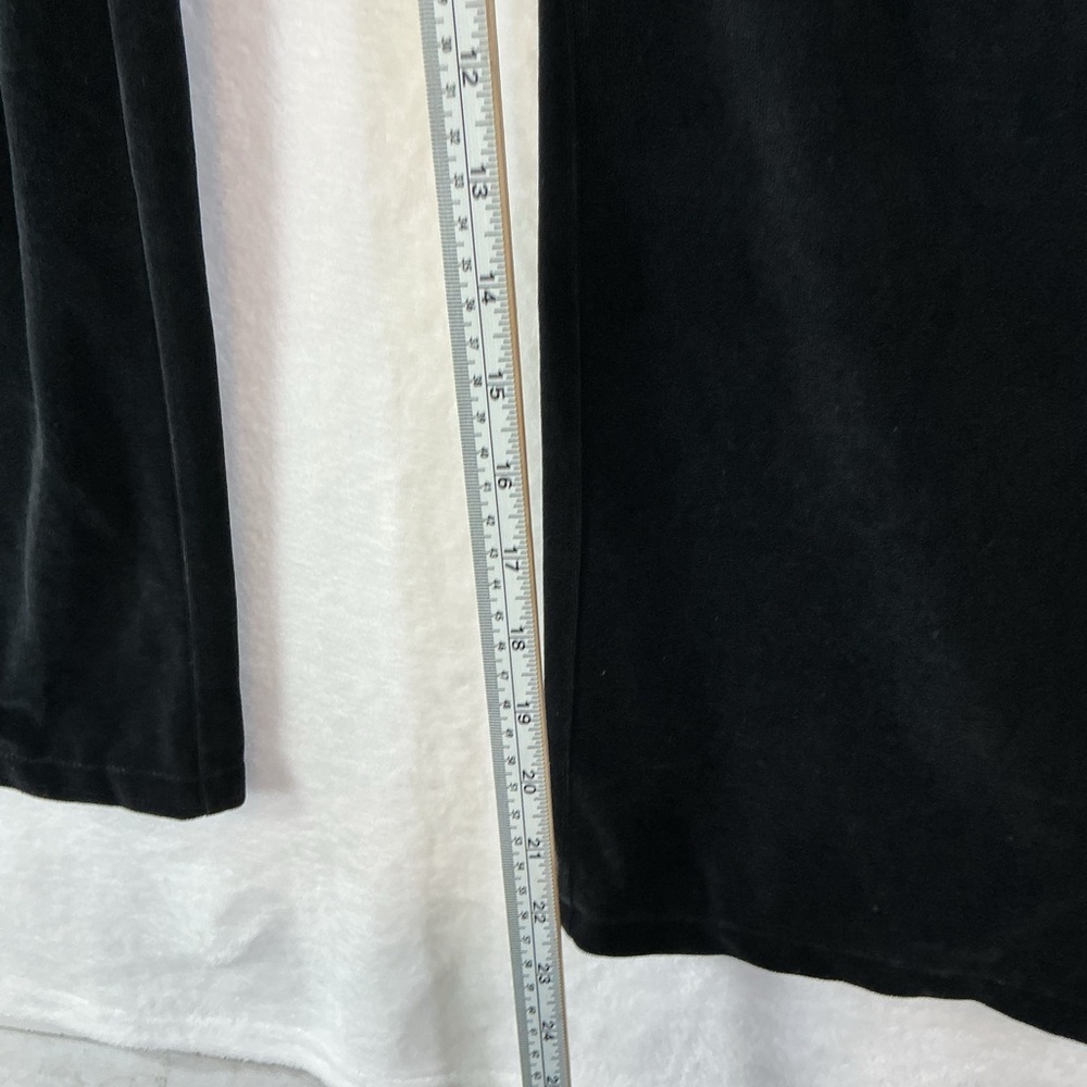 Elegant Black Wide Leg Women's Trousers - Picture 6 of 7